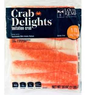 Crab Delights Louis Kemp 16oz Crab Leg Style