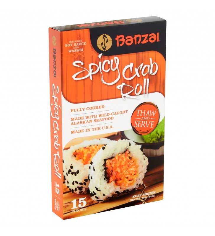 Banzai Spicy Crab Sushi Roll, 15 Pieces, 15 oz
