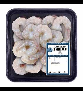 Large Raw Shrimp Size 31/40, Tail Off Peeled And Deveined, 10 oz