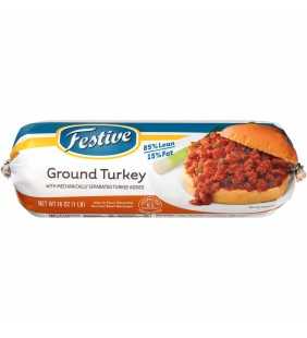 Festive Ground Turkey Roll, Frozen 1.0 lbs