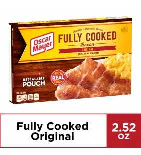 Oscar Mayer Original Fully Cooked Bacon, 2.52 oz Box