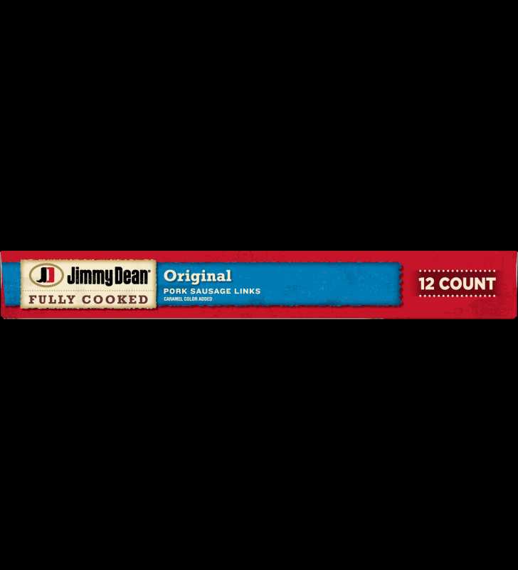 Jimmy Dean® Fully Cooked Original Pork Sausage Links, 12 Count