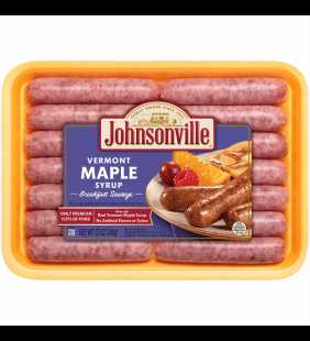 Johnsonville Vermont Maple Syrup Breakfast Sausage Links 14 Count, 12 oz.