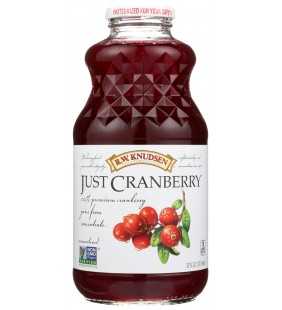 Rw Knudsen Juice, Just Cranberry, 32 Fl. Oz