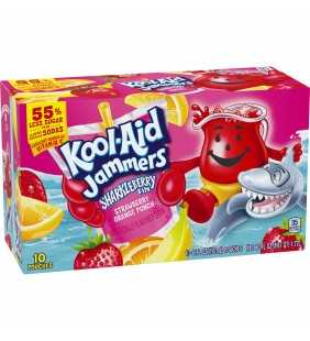 Kool-Aid Jammers Strawberry Orange Punch Flavored Drink, 10 ct - Pouches, 60.0 fl oz Box