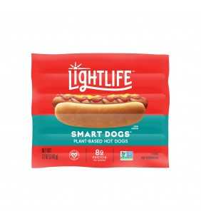 Lightlife Smart Dogs Meatless Veggie Hot Dogs, 8 count, 12 oz