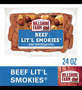 Hillshire Farm® Beef Lit'l Smokies® Smoked Sausage, 24 oz.