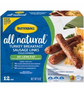 Butterball® All Natural Turkey Breakfast Sausage Links 8 oz. Box