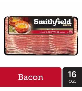 Smithfield Naturally Cherrywood Smoked Thick Cut Bacon, 16 oz
