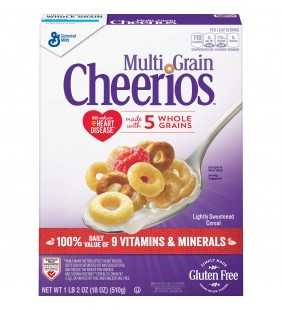 Multi Grain Cheerios Gluten Free Multigrain Cereal 18 oz