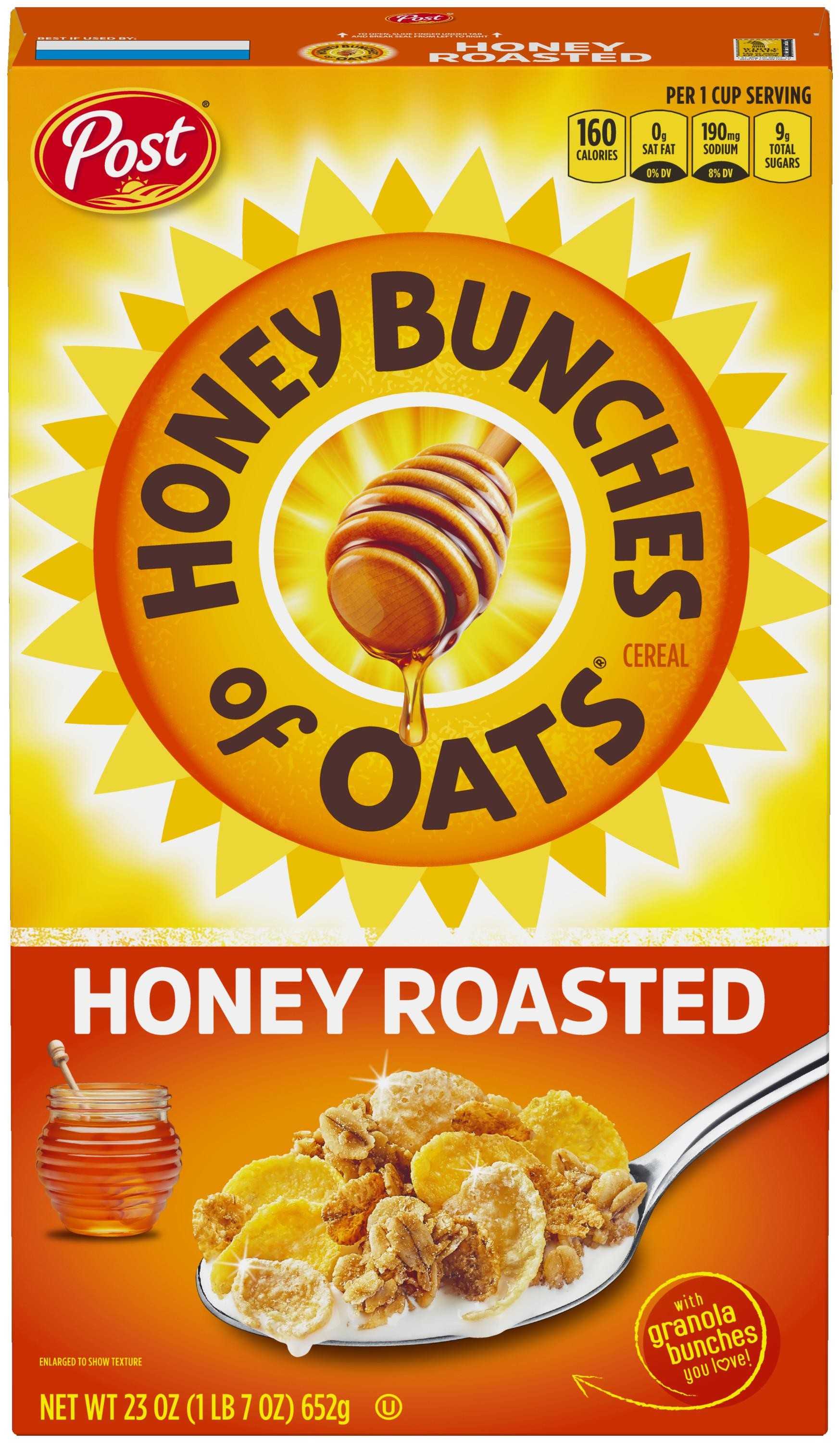 Honey Bunches of Oats Crunchy Honey Roasted Cereal 23 oz. Box