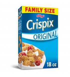 Kellogg's, Crispix, Breakfast Cereal, Original, Family Size, 18 Oz