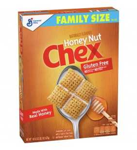 General Mills, Chex Breakfast Cereal, Honey Nut, Gluten Free, Family Size, 20.3 oz