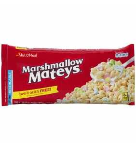 Malt-O-Meal Breakfast Cereal, Marshmallow Mateys, 38 Oz Zip Bag