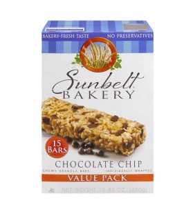 Sunbelt Bakery Chewy Granola Bars, Chocolate Chip, 15 Ct Value Pack, 15.85 Oz