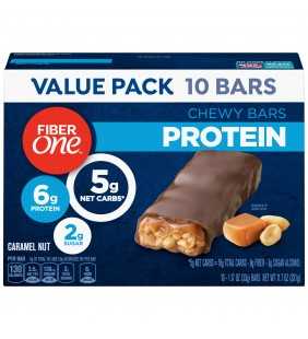Fiber One 6g Protein Bar, Caramel Nut, 10 Ct Value Pack, 11.7 Oz