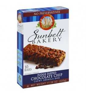 Sunbelt Bakery Family Pack Fudge Dipped Chocolate Chip Chewy Granola Bars, 11.26 oz