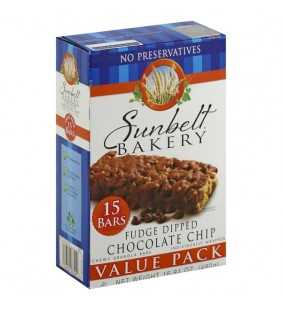 Sunbelt Bakery Chewy Granola Bars, Fudge Dipped Chocolate Chip, 15 Ct Value Pack, 16.91 Oz