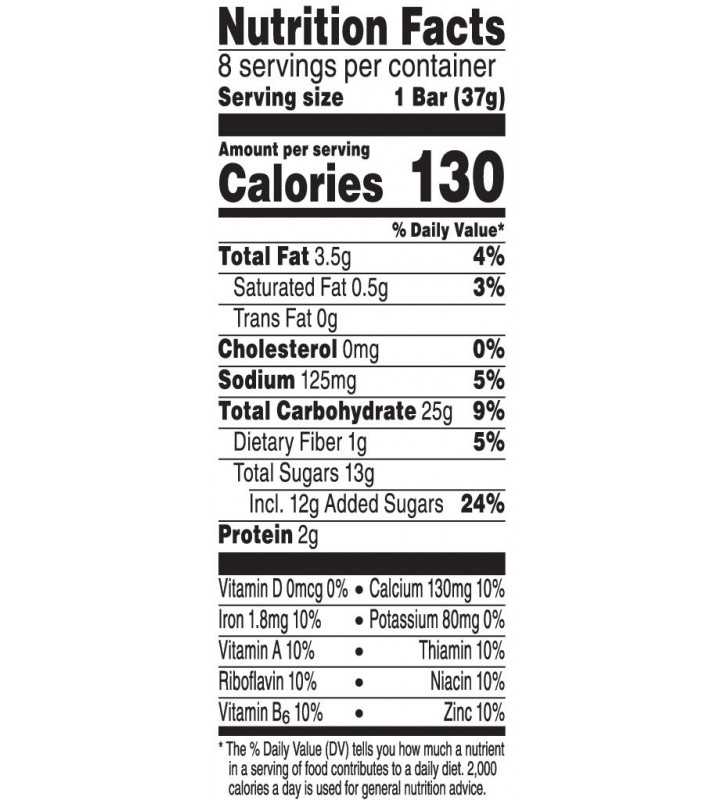 Kellogg's Nutri-Grain, Soft Baked Breakfast Bars, Blueberry, 8 Ct, 10.4 Oz