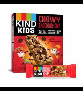 KIND Kids, Chocolate Chip, 10 Ct, 0.81 Oz, Gluten Free Granola Bar