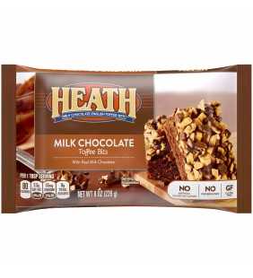 Heath, Milk Chocolate English Toffee Baking Bits, 8 Oz
