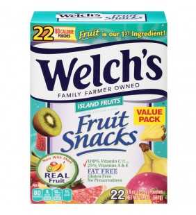 Welch's Fruit Snacks, Island, 22 ct, 0.9 oz