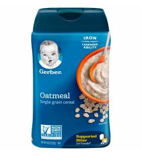 Gerber Single-Grain Oatmeal Baby Cereal 8 oz.