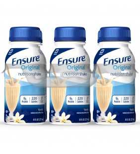 Ensure Original Nutrition Shake with 9 grams of protein, Meal Replacement Shakes, Vanilla, 8 fl oz, 6 Count
