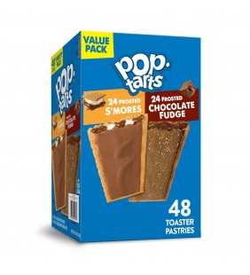Pop-Tarts, Breakfast Toaster Pastries, Variety Pack, Value Pack, 81.2 Oz, 48 Ct