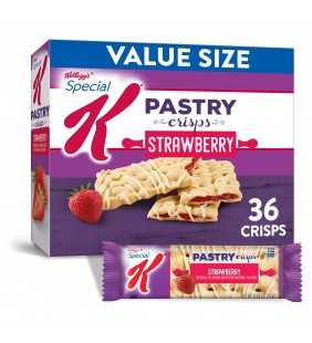 Kellogg's Special K, Pastry Crisps, Strawberry, Value Pack, 15.84 Oz, 36 Ct