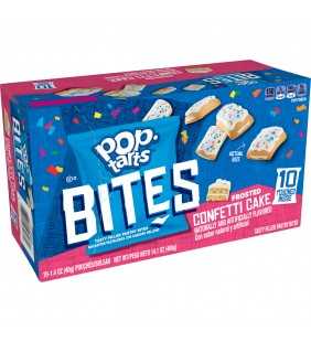 Pop-Tarts Bites, Tasty Filled Pastry Bites, Frosted Confetti Cake, 10 Ct, 14.1 Oz