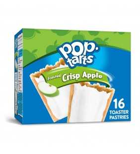 Pop-Tarts, Breakfast Toaster Pastries, Frosted Crisp Apple, Value Pack, 27 Oz, 16 Ct