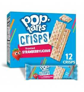 Pop-Tarts, Crisps, Frosted Strawberrylicious, 12 Ct, 5.9 Oz