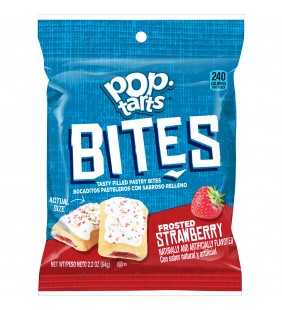 Pop-Tarts Bites, Tasty Filled Pastry Bites, Frosted Strawberry, 2.2 Oz