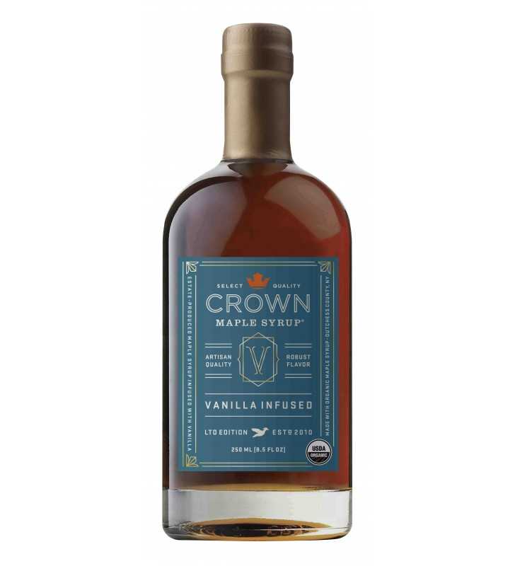 Crown Maple Vanilla Infused Organic Maple Syrup 250ML
