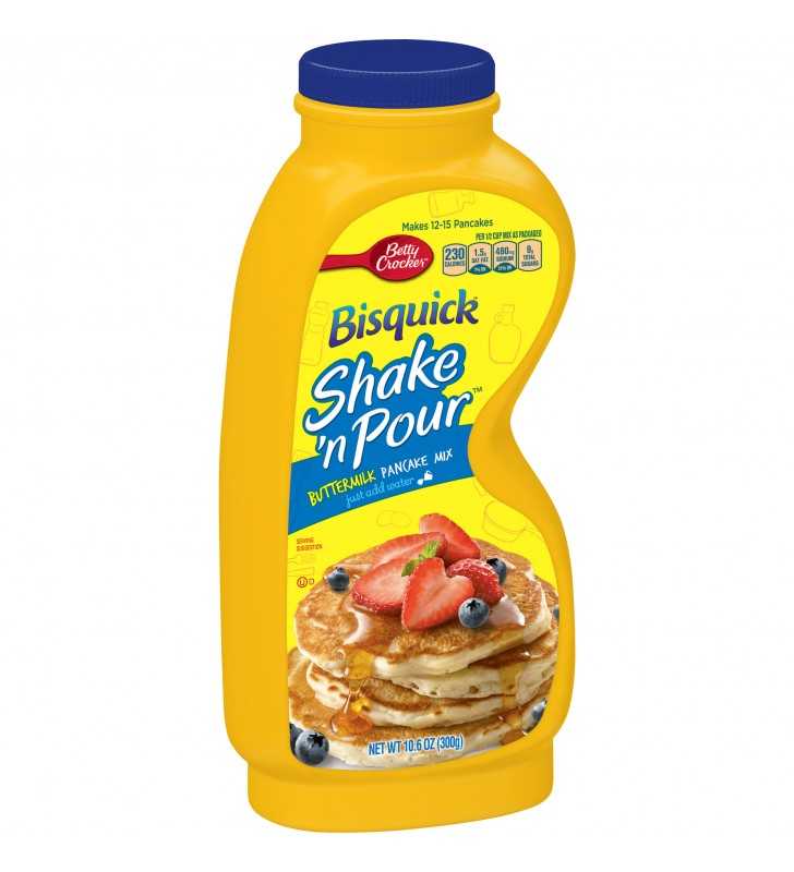 Betty Crocker Bisquick Shake 'N Pour Buttermilk Pancake Mix, 10.6 oz