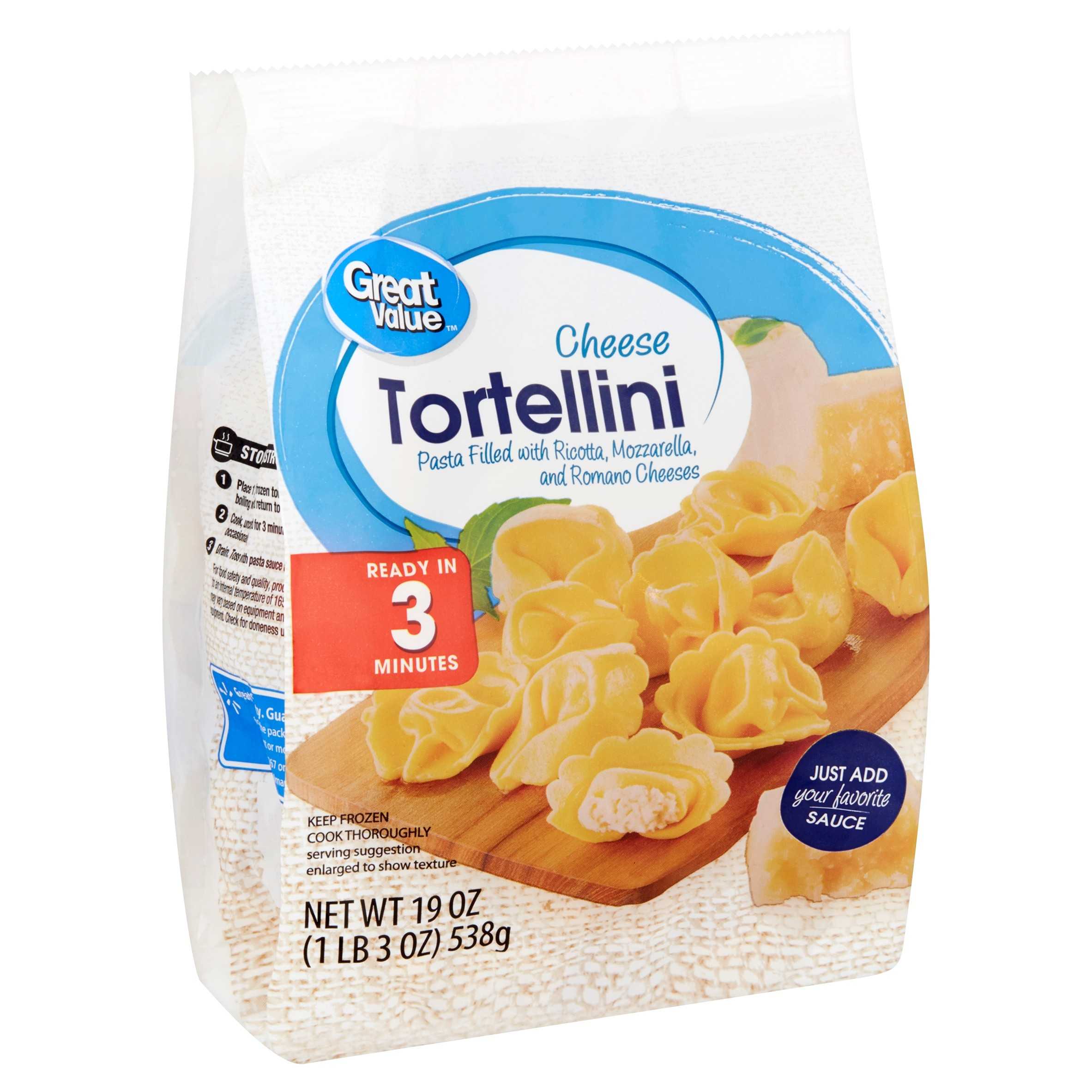 Great Value Cheese Tortellini Pasta, 19 oz