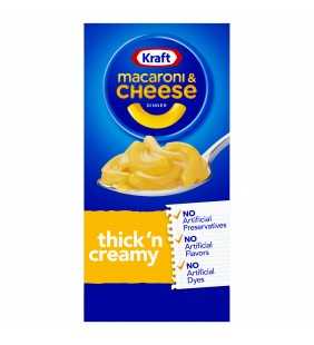 Kraft Thick and Creamy Mac and Cheese Dinner, 7.25 oz Box