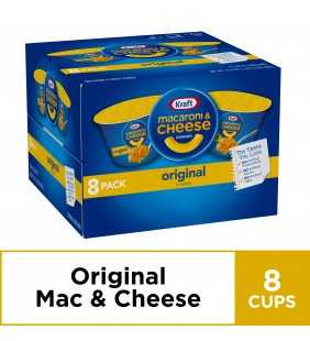 KRAFT EASY MAC Original Flavor Macaroni and Cheese, 8 ct. Cups
