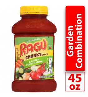Ragú Chunky Garden Combination Pasta Sauce, 45 oz.