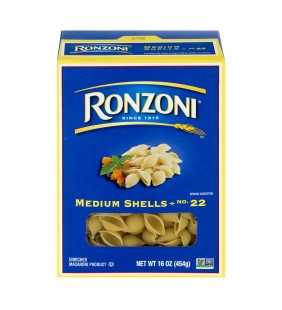 Ronzoni Medium Shells Pasta, 16-Ounce Box