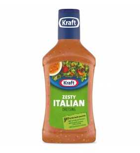 Kraft Zesty Italian Dressing, 16 fl oz Bottle
