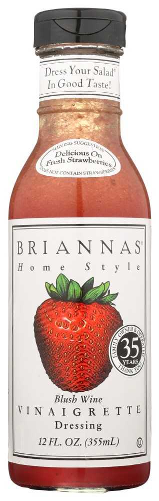 Brianna'S Salad Dressing Blush Wine Vinaigrette, 12 Fl Oz