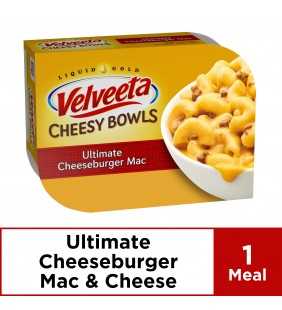 Velveeta Cheesy Bowls Ultimate Cheeseburger Mac, 9 oz Box