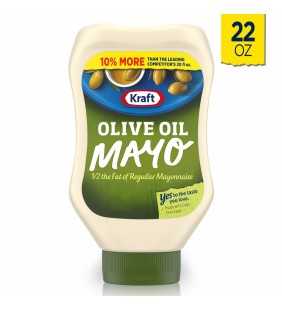 Kraft Mayo Reduced Fat Mayonnaise with Olive Oil, 22 fl. oz. Bottle