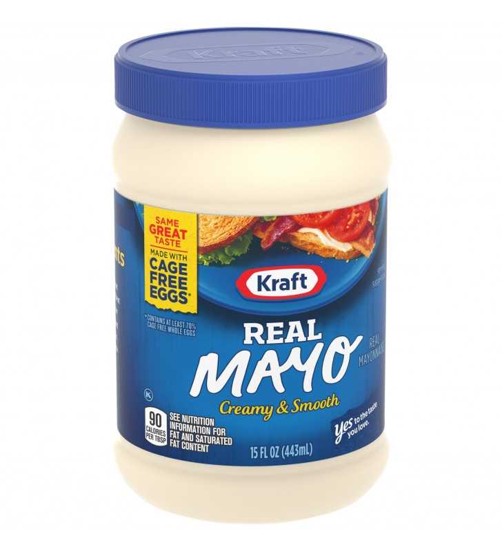 Kraft Real Mayo, 15 fl. oz. Jar