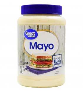 Great Value Mayonnaise, 48 fl oz