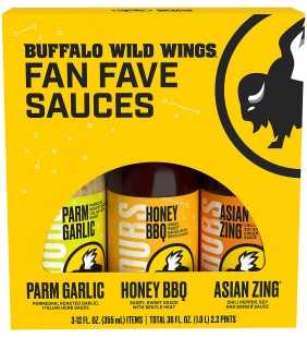 Buffalo Wild Wings 3 Pack Variety Sauces, 3-12 fl oz