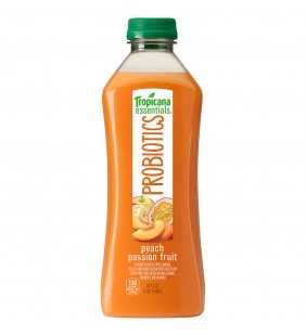 Tropicana Essentials Probiotics Peach Passion Fruit Juice, 1 Quart