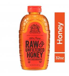 Nature Nate's Raw and Unfiltered Honey, 32 Oz